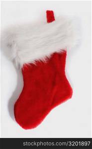 Close-up of a Christmas stocking