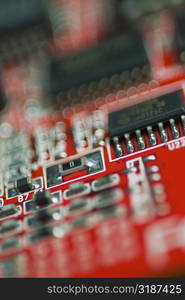 Close-up of a circuit board