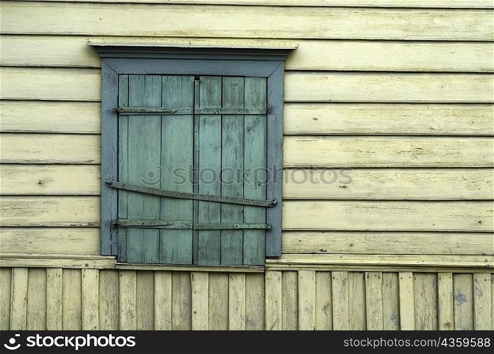 Close-up of a closed window