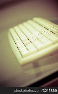 Close-up of a computer keyboard
