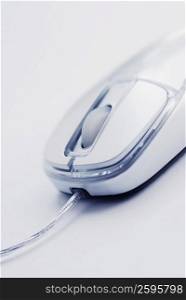 Close-up of a computer mouse