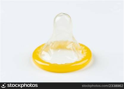 close up of a condom