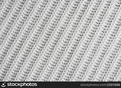 Close-up of a crochet fabric