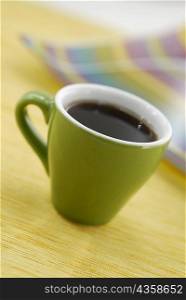 Close-up of a cup of black tea