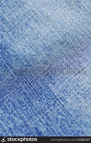 Close-up of a denim fabric
