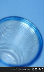 Close-up of a disposable glass