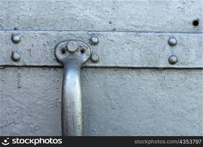 Close-up of a door handle