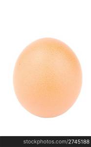 close-up of a egg isolated on white background