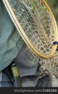 Close-up of a fishing net