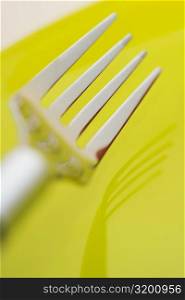 Close-up of a fork