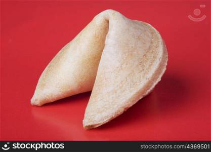 Close-up of a fortune cookie
