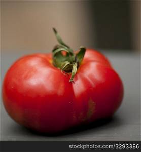 Close up of a fresh red tomato
