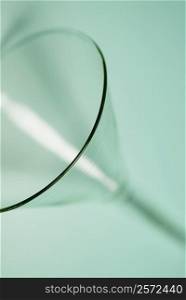 Close-up of a glass funnel