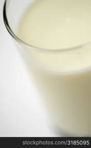 Close-up of a glass of milk