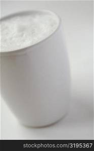 Close-up of a glass of milk