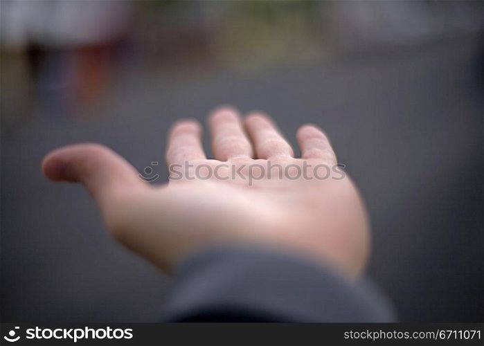 Close up of a hand