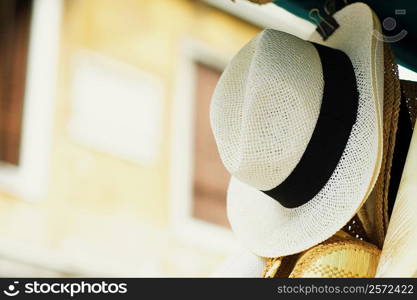 Close-up of a hat