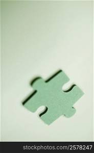 Close-up of a jigsaw piece