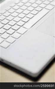Close-up of a laptop keyboard