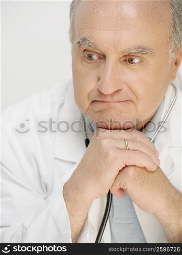 Close-up of a male doctor