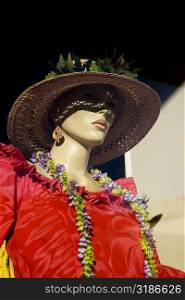 Close-up of a mannequin, Honolulu, Oahu, Hawaii Islands, USA