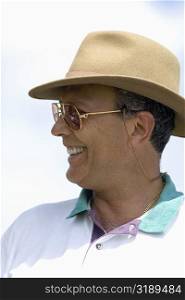 Close-up of a mature man smiling
