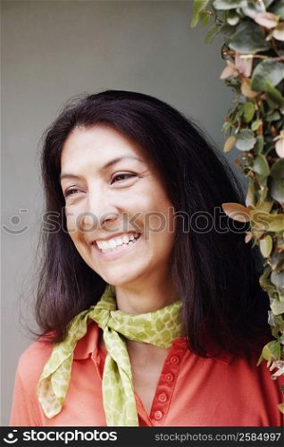 Close-up of a mature woman smiling