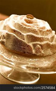 Close-up of a meringue pie