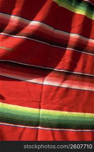 Close-up of a Mexican blanket