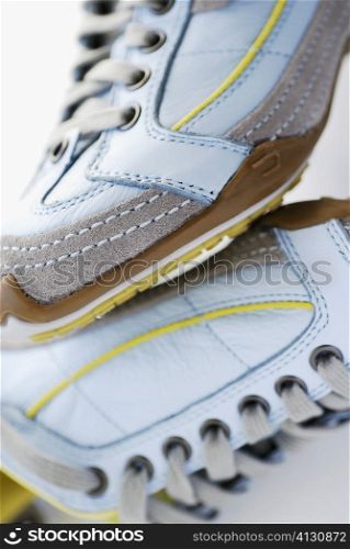 Close-up of a pair of sports shoes