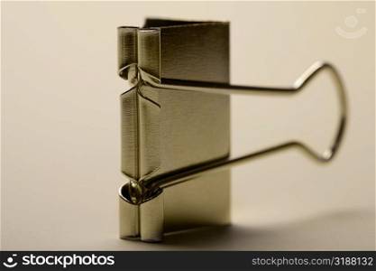 Close-up of a paper clip