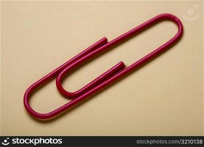 Close-up of a paper clip
