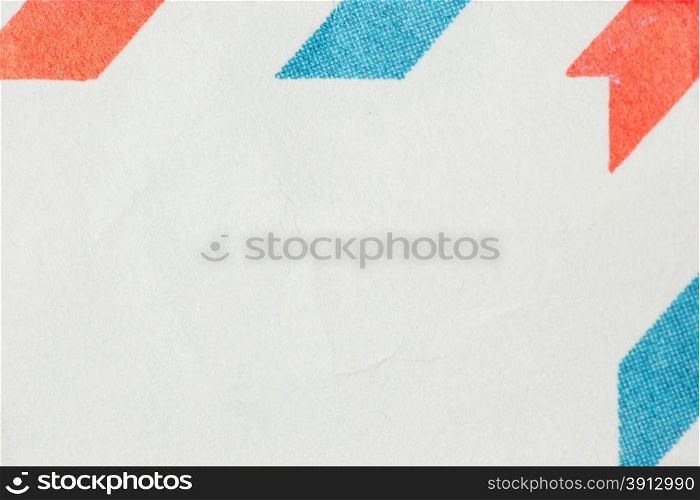 Close up of a paper empty envelope