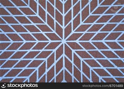 Close-up of a pattern on a wall
