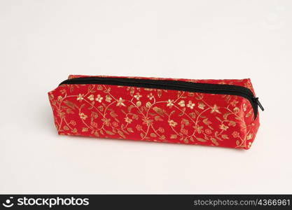 Close-up of a pencil case