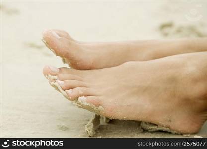 Close-up of a person&acute;s feet