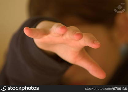 Close-up of a person&acute;s hand