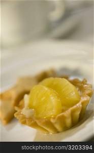 Close-up of a pineapple tart