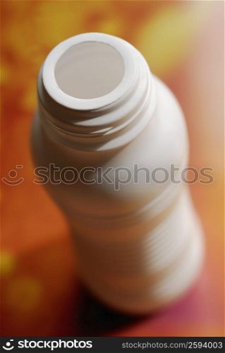 Close-up of a plastic bottle
