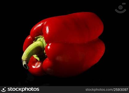 Close-up of a red bell pepper