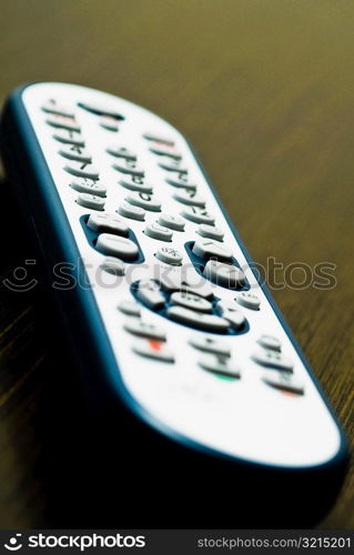 Close-up of a remote control