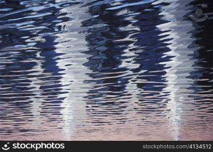 Close-up of a rippled water surface