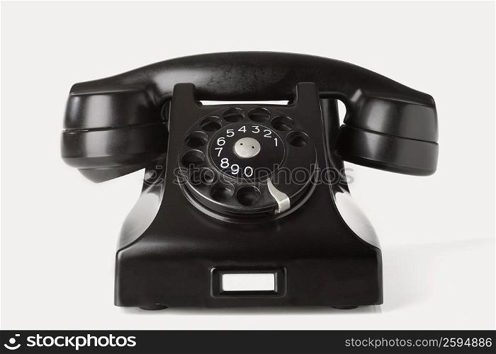Close-up of a rotary phone