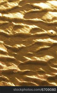 Close-up of a sand pattern