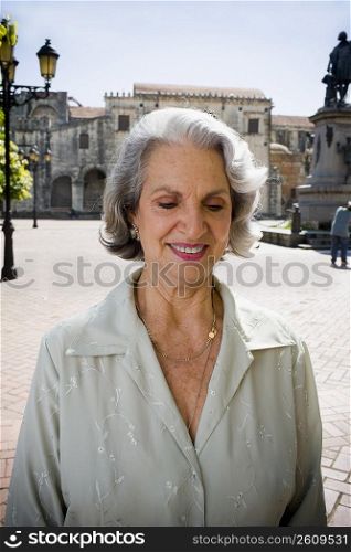 Close-up of a senior woman smiling, Santo Domingo, Dominican Republic