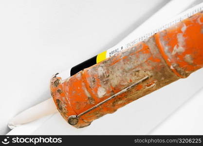 Close-up of a silicon gun