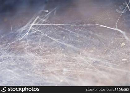 close-up of a spiderweb with shallow dof