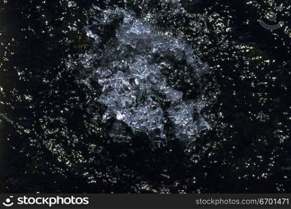 Close-up of a splash in water