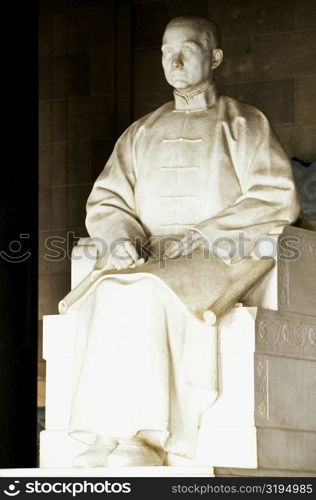 Close-up of a statue at a mausoleum, Sun Yat-Sen, Nanjing, Jiangsu Province, China