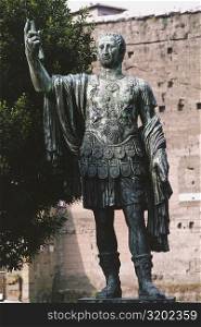 Close-up of a statue, Augustus Caesar statue, Rome, Italy